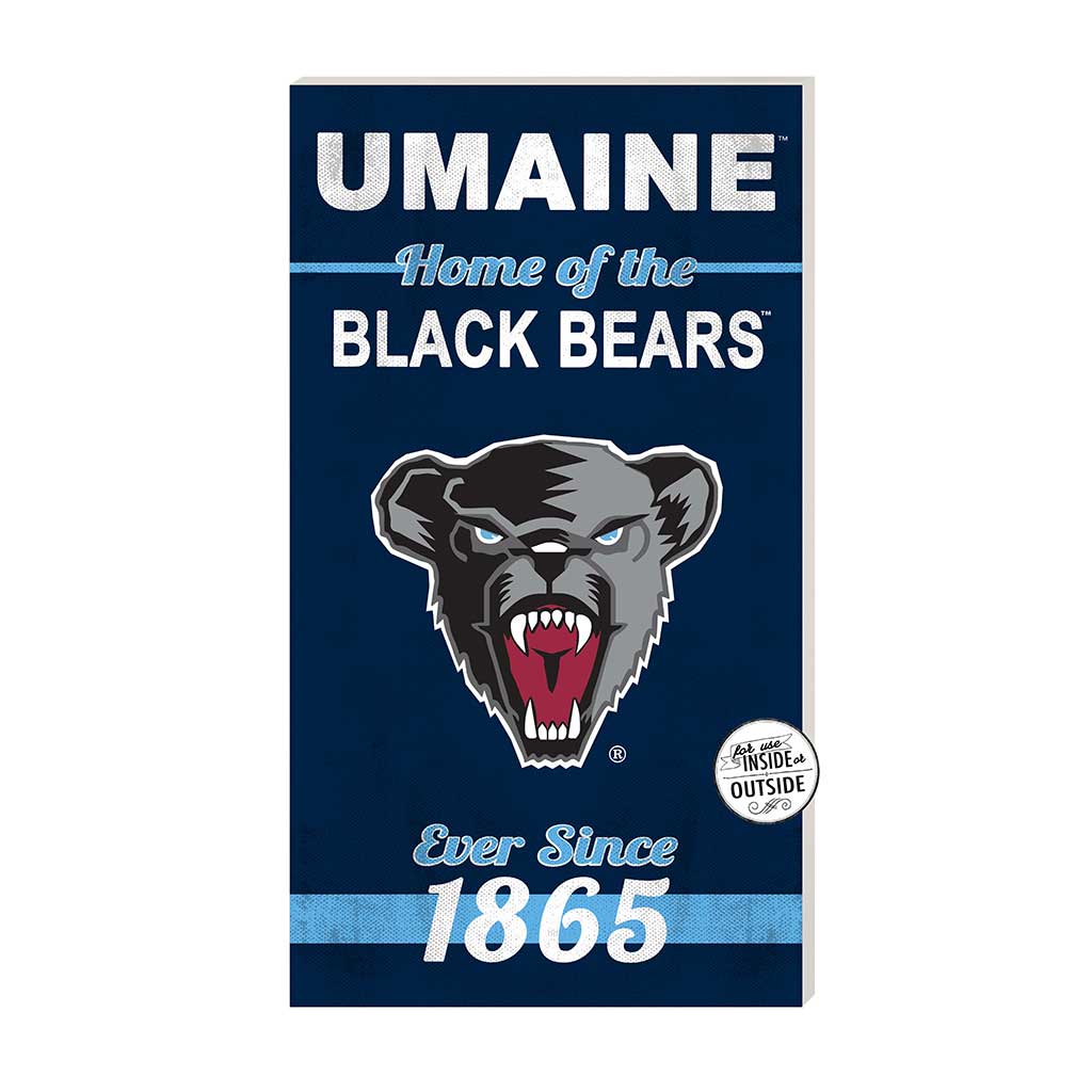 11x20 Indoor Outdoor Sign Home of the Maine (Orono) Black Bears
