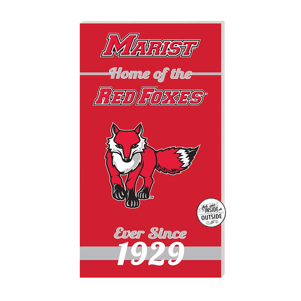 11x20 Indoor Outdoor Sign Home of the Marist College Red Foxes