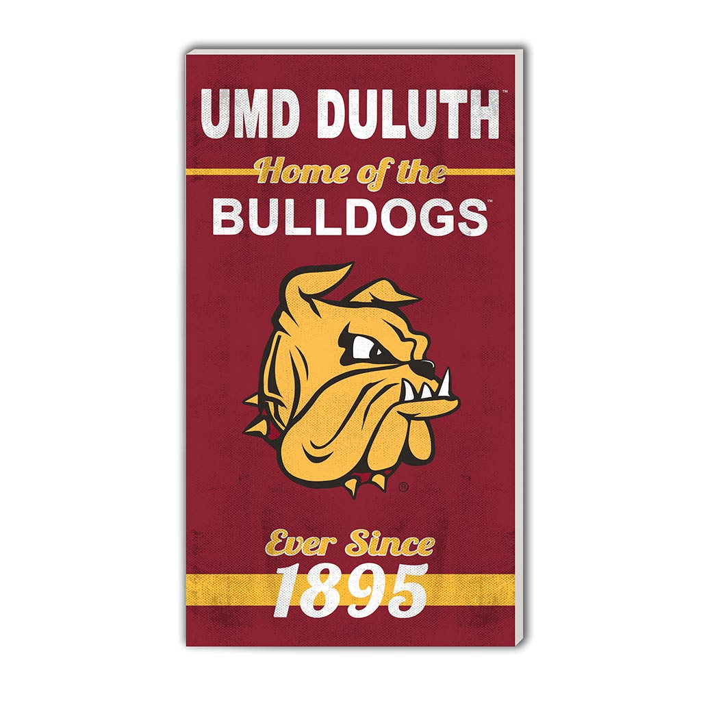 11x20 Indoor Outdoor Sign Home of the Minnesota (Duluth) Bulldogs