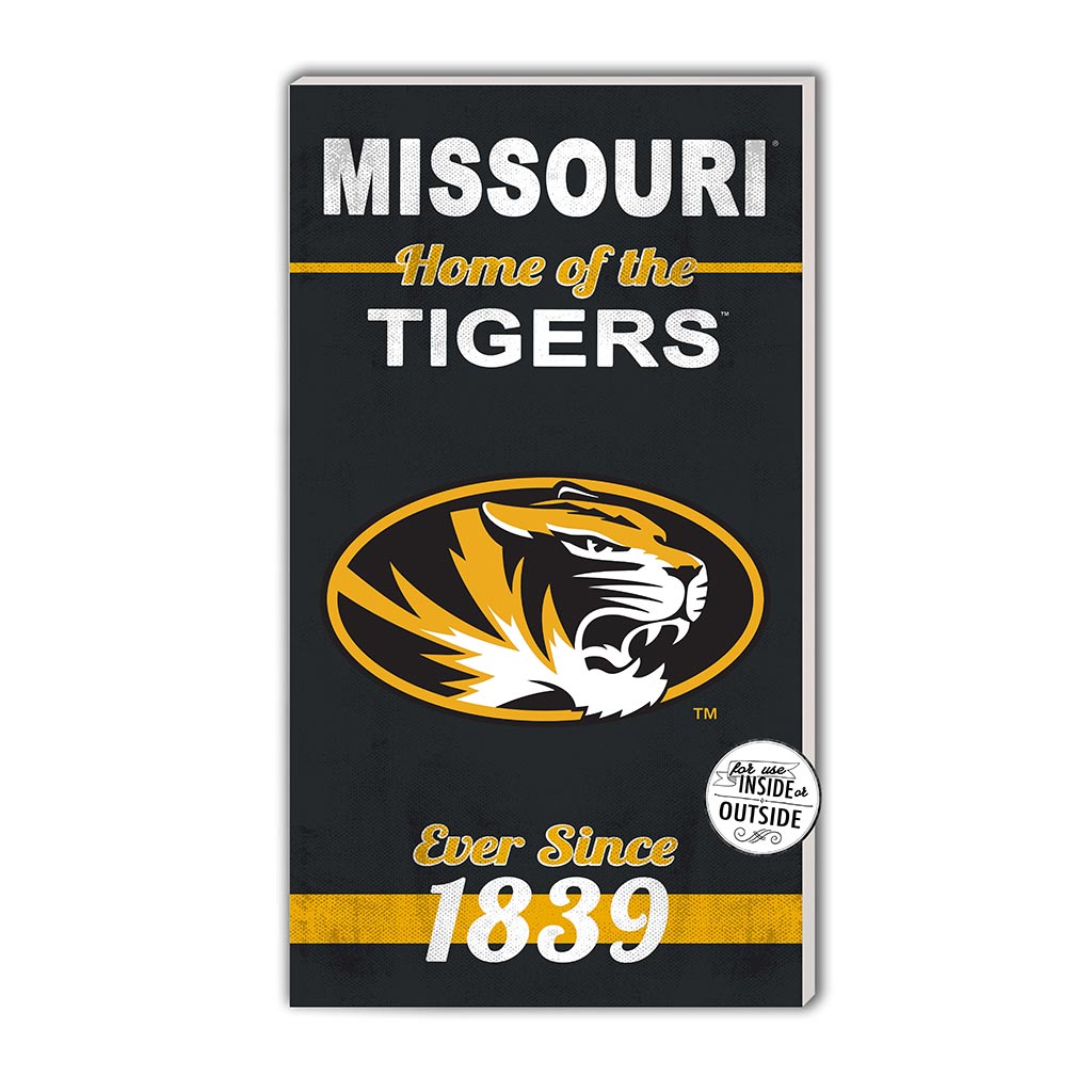 11x20 Indoor Outdoor Sign Home of the Missouri Tigers
