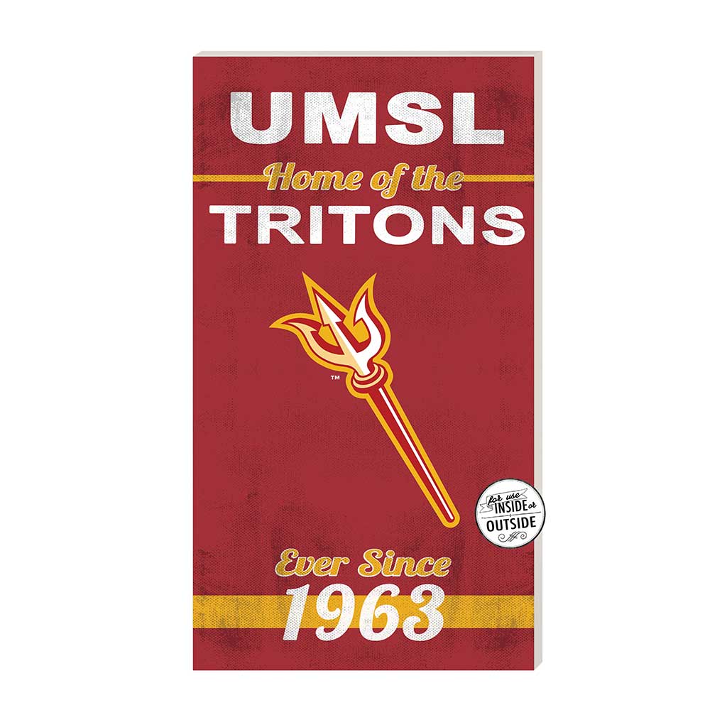 11x20 Indoor Outdoor Sign Home of the Missouri-St. Louis Tritons