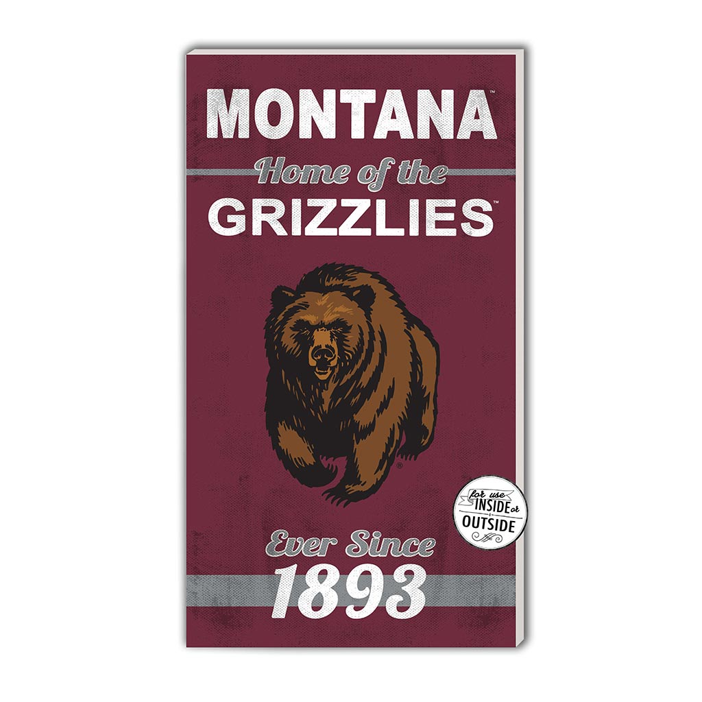 11x20 Indoor Outdoor Sign Home of the Montana Grizzlies