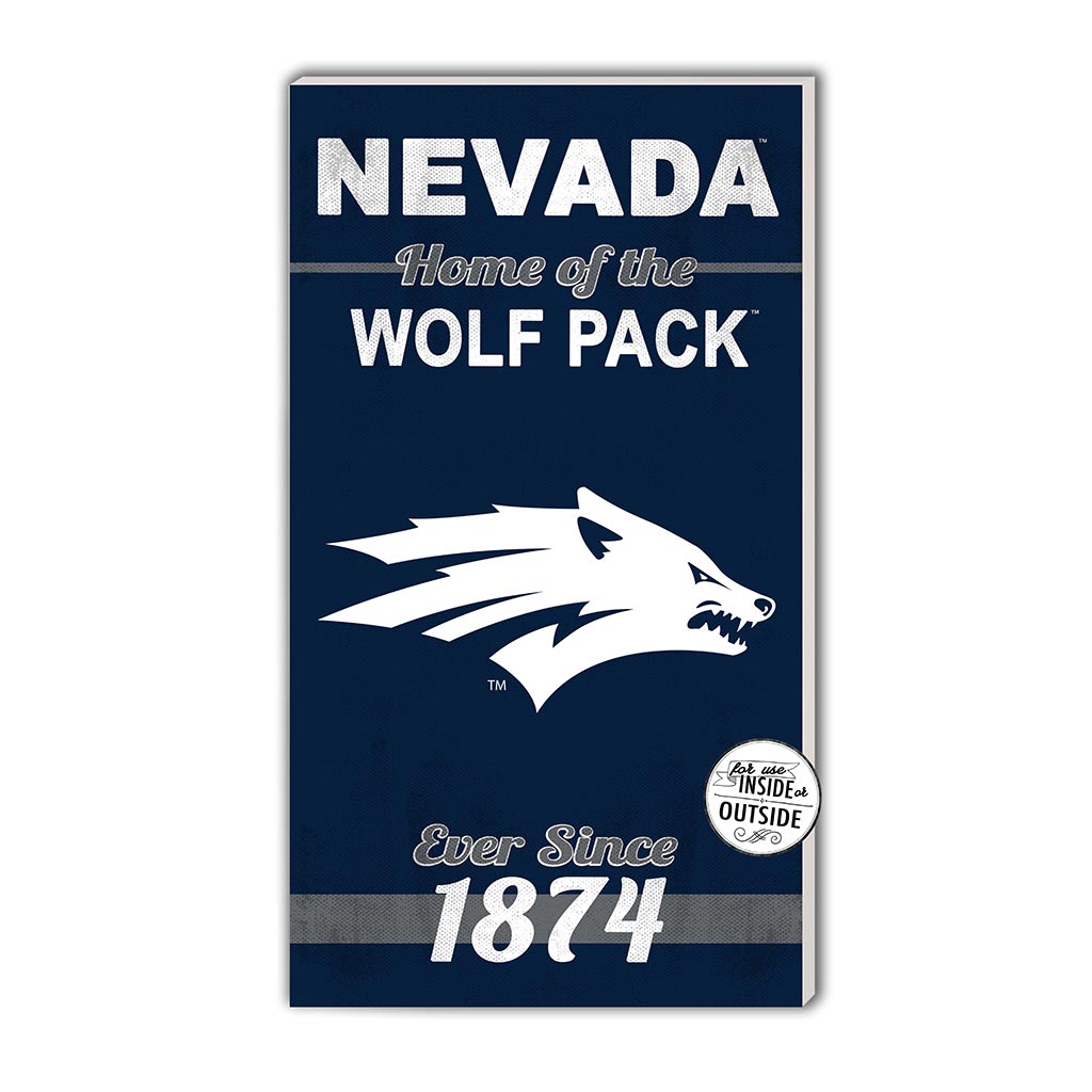 11x20 Indoor Outdoor Sign Home of the Nevada Wolf Pack