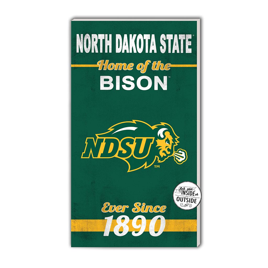 11x20 Indoor Outdoor Sign Home of the North Dakota State Bison