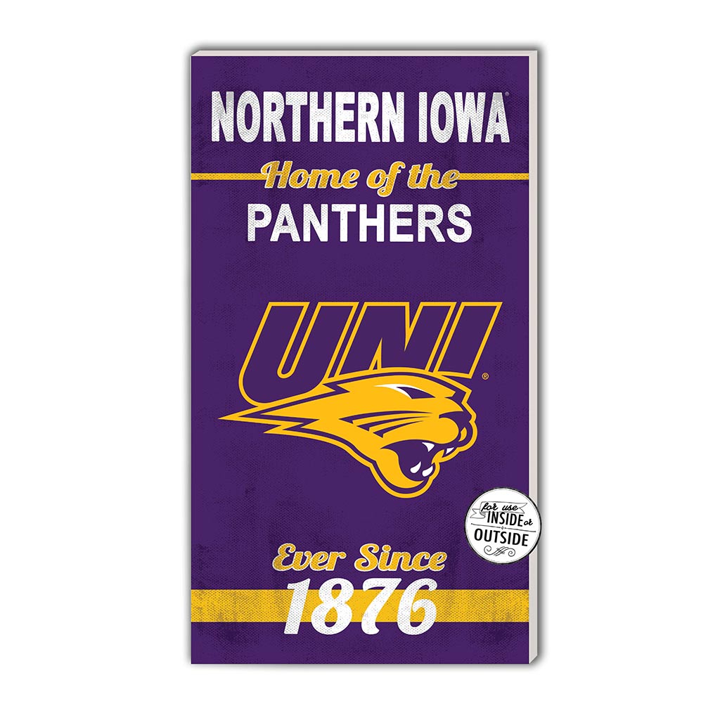 11x20 Indoor Outdoor Sign Home of the Northern Iowa Panthers