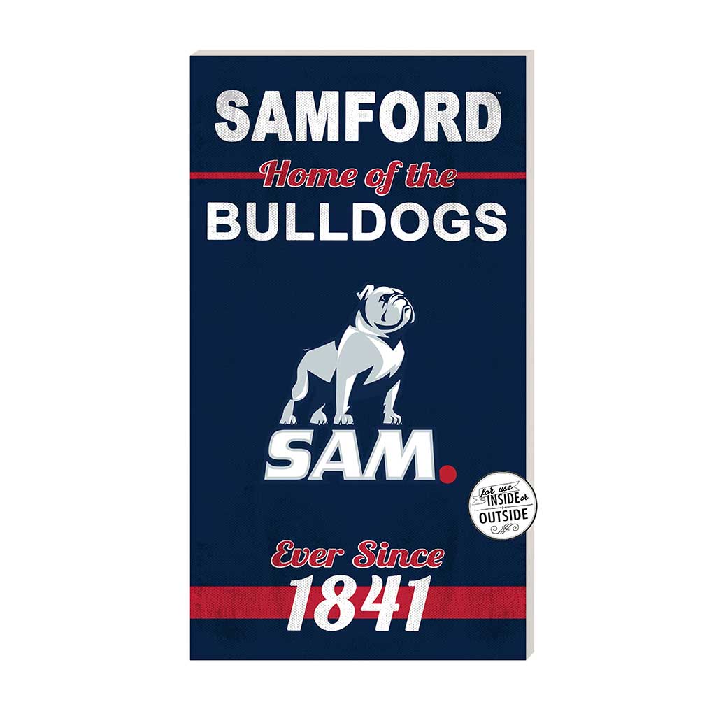 11x20 Indoor Outdoor Sign Home of the Samford Bulldogs