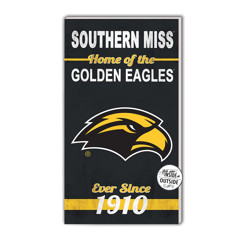 11x20 Indoor Outdoor Sign Home of the Southern Mississippi Golden Eagles