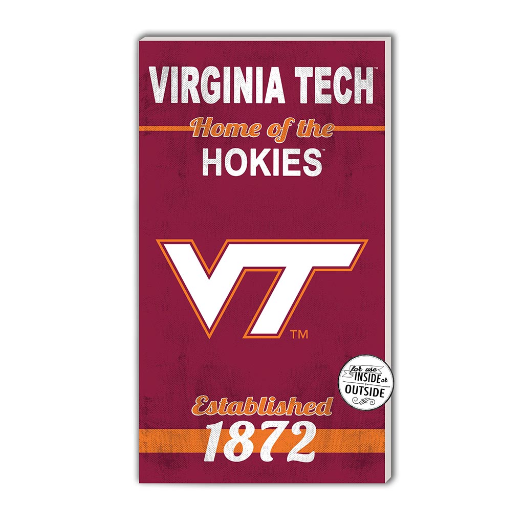 11x20 Indoor Outdoor Sign Home of the Virginia Tech Hokies