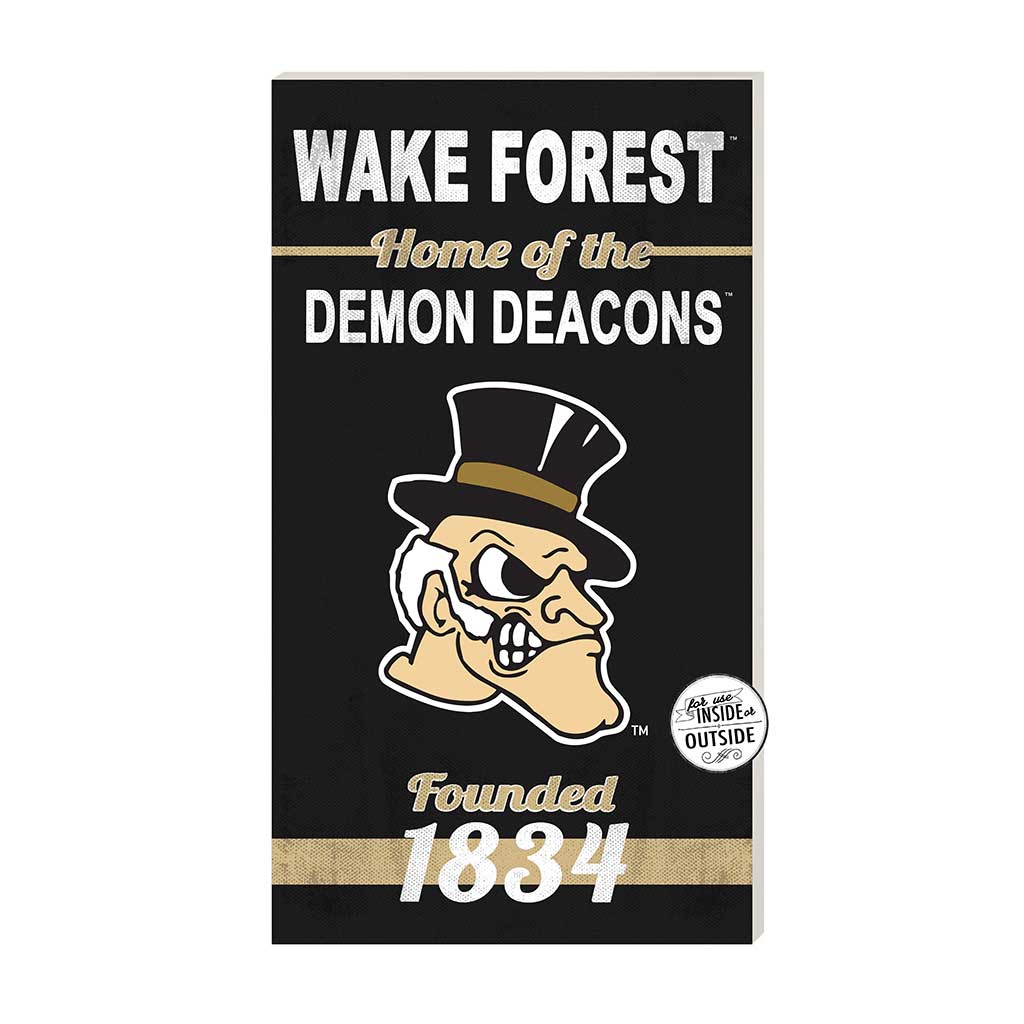11x20 Indoor Outdoor Sign Home of the Wake Forest Demon Deacons