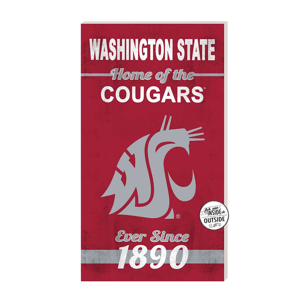 11x20 Indoor Outdoor Sign Home of the Washington State Cougars