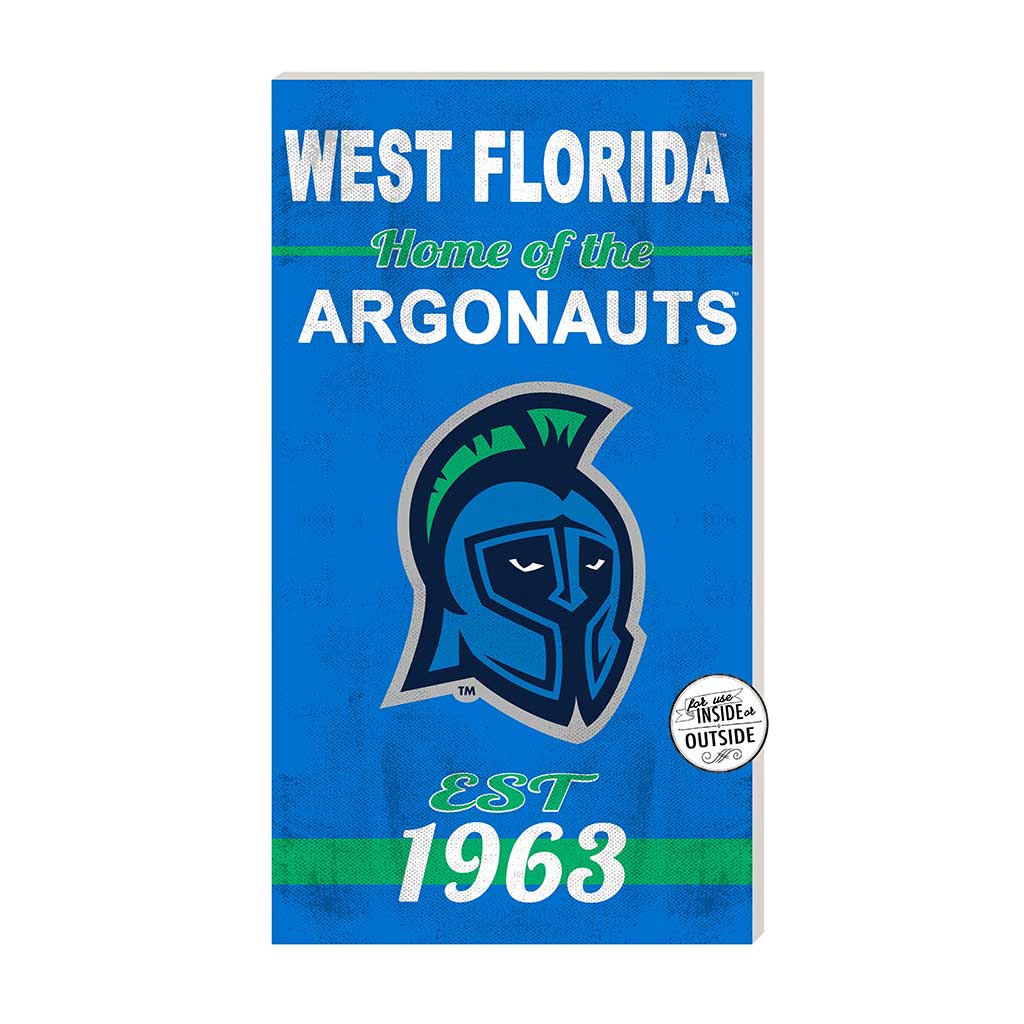 11x20 Indoor Outdoor Sign Home of the West Florida (Univ) Argonauts