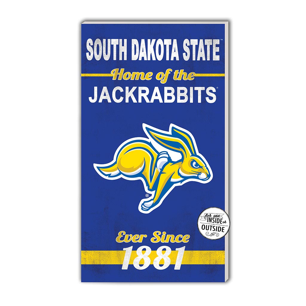 11x20 Indoor Outdoor Sign Home of the South Dakota State University Jackrabbits