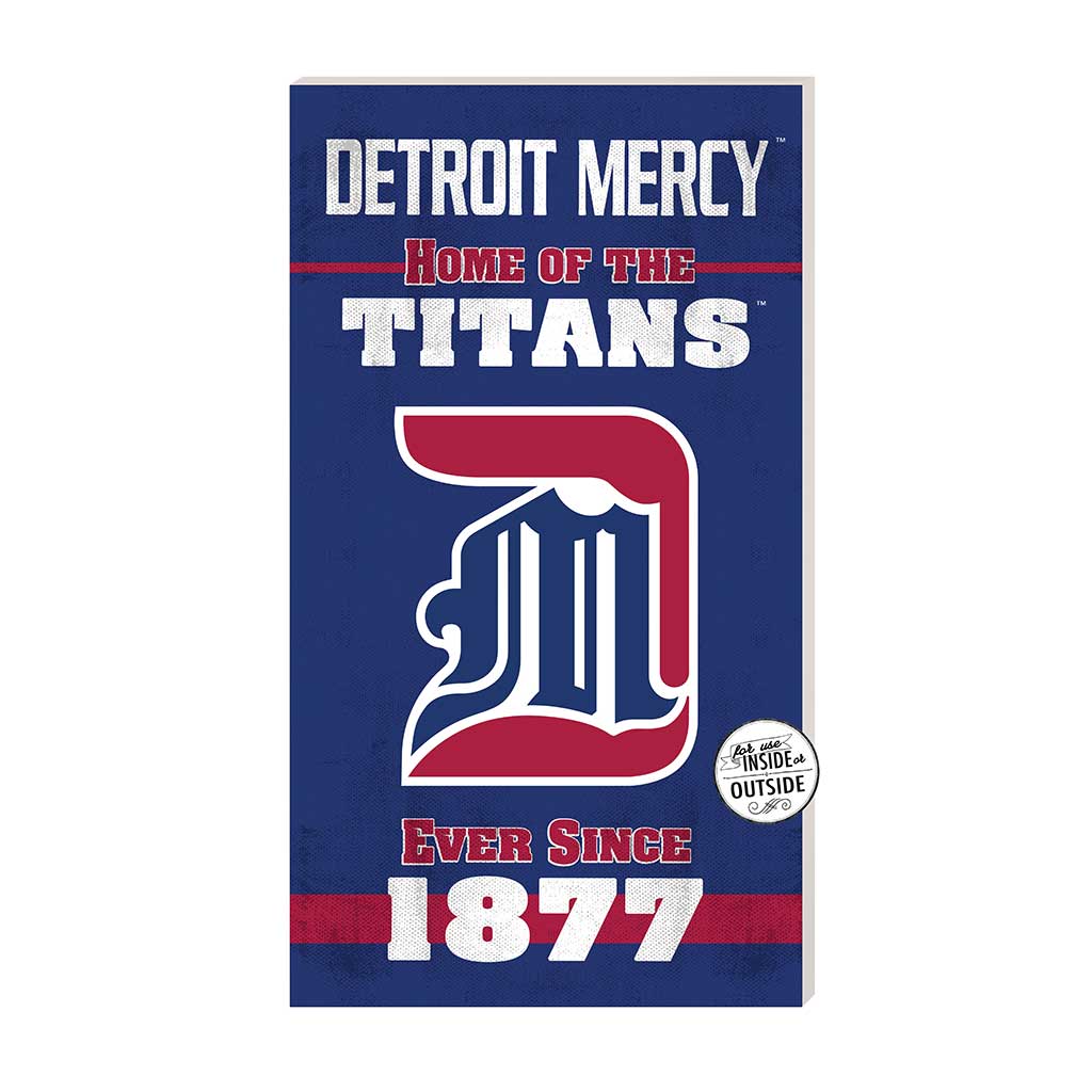 11x20 Indoor Outdoor Sign Home of the Detroit Mercy Titans