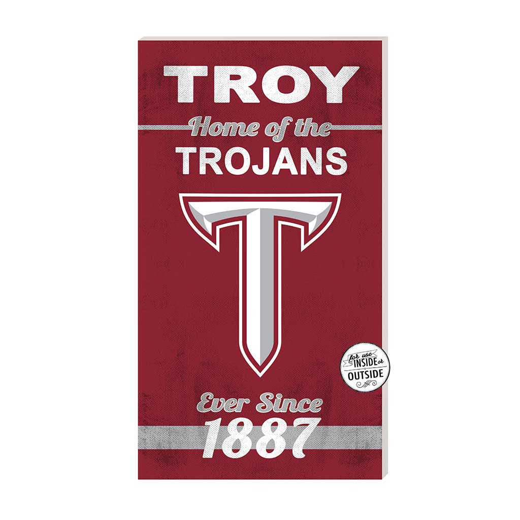 11x20 Indoor Outdoor Sign Home of the Troy Trojans