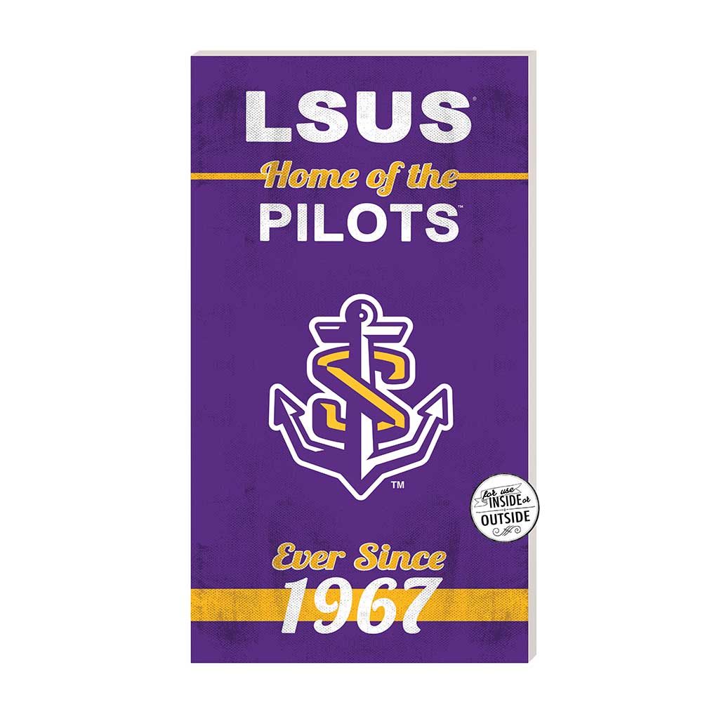 11x20 Indoor Outdoor Sign Home of the Louisiana State University at Shreveport Pilots