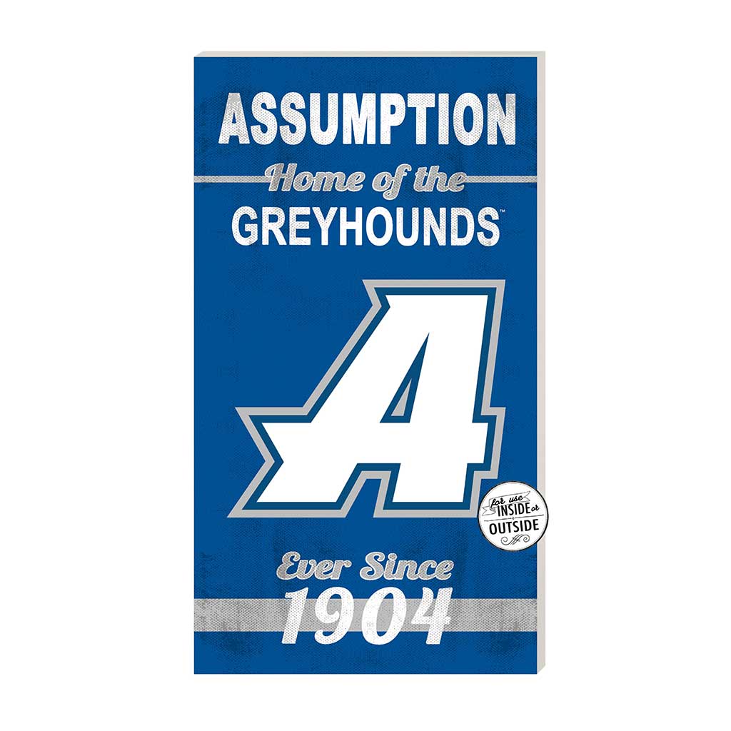 11x20 Indoor Outdoor Sign Home of the Assumption College GREYHOUNDS