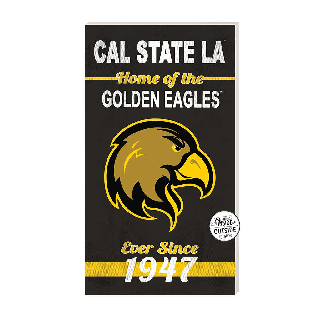 11x20 Indoor Outdoor Sign Home of the California State - Los Angeles GOLDEN EAGLES