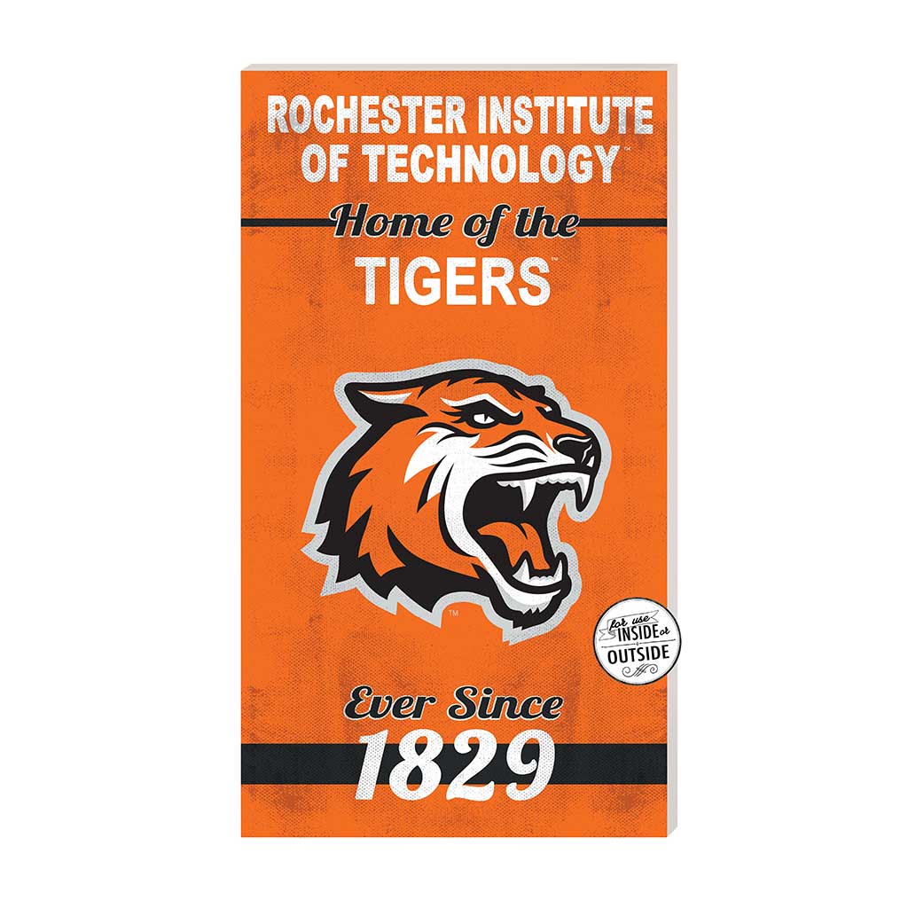 11x20 Indoor Outdoor Sign Home of the Rochester Institute of Technology Tigers