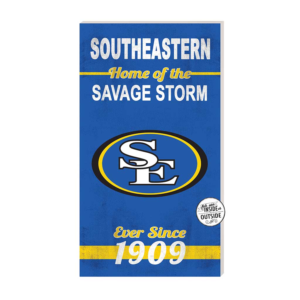 11x20 Indoor Outdoor Sign Home of the Southeastern Oklahoma State University Savage Storm