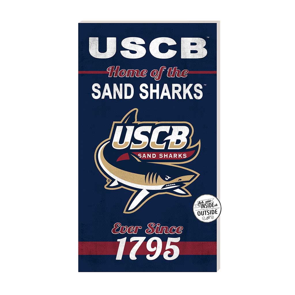 11x20 Indoor Outdoor Sign Home of the South Carolina - Beauford Sand Sharks
