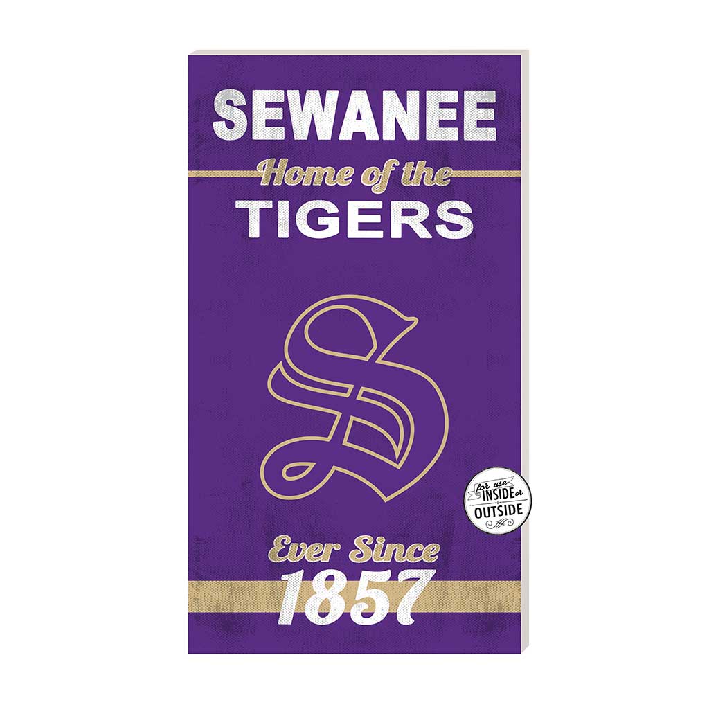 11x20 Indoor Outdoor Sign Home of the Sewanee - The University of the South Tigers