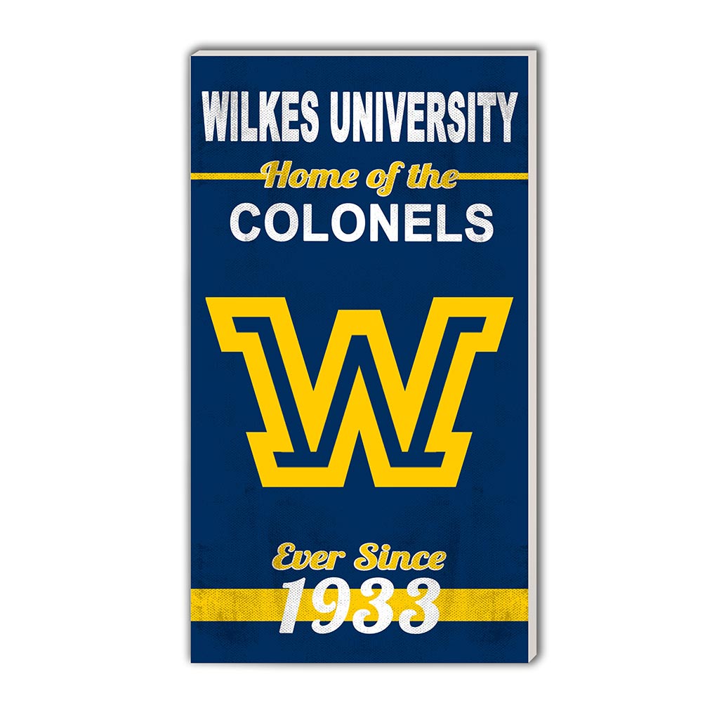11x20 Indoor Outdoor Sign Home of the Wilkes University Colonels