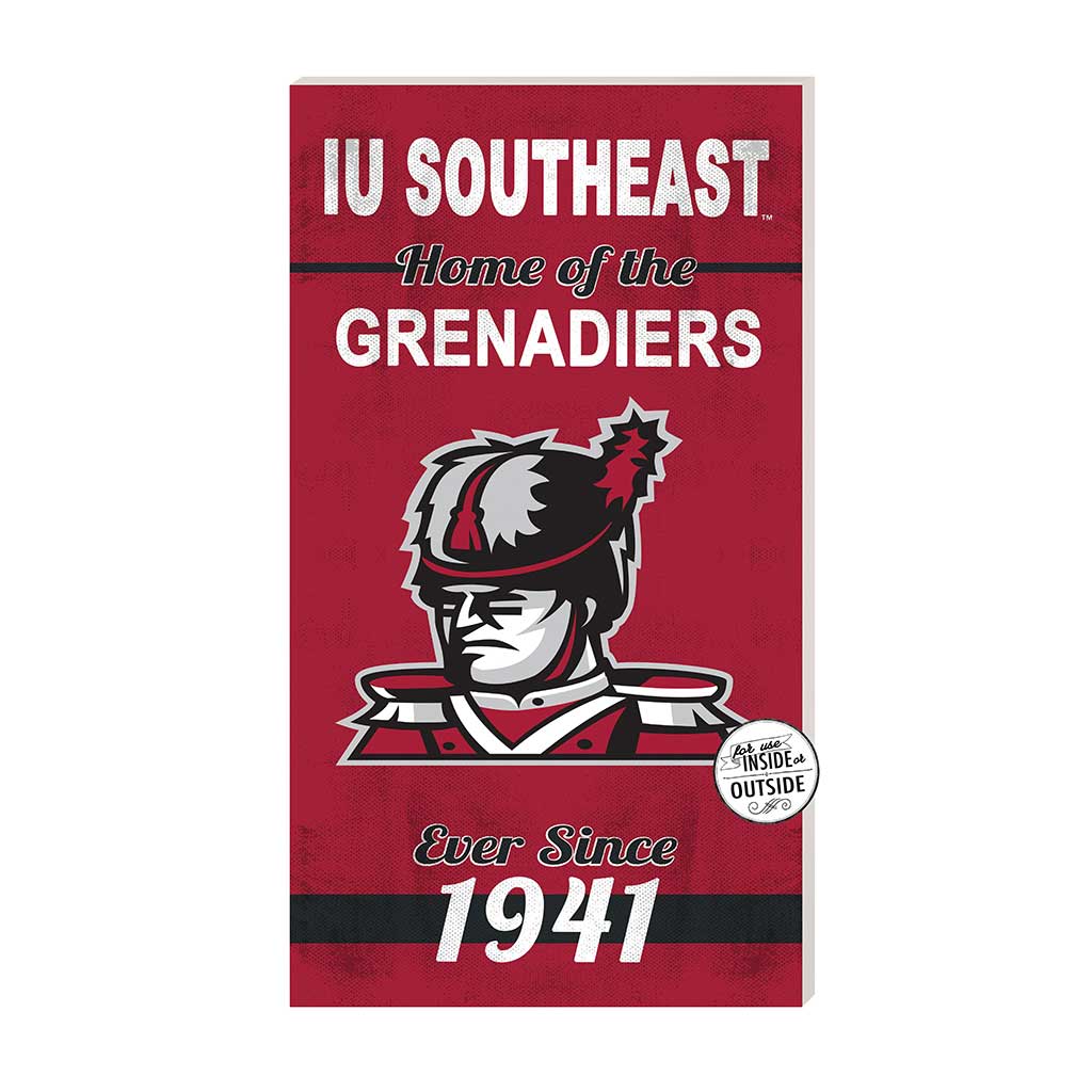 11x20 Indoor Outdoor Sign Home of the Indiana University Southeast Grenadiers