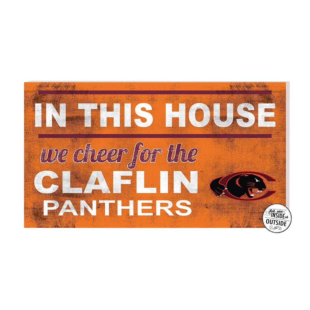20x11 Indoor Outdoor Sign In This House University of Maryland - Eastern Shore Hawks