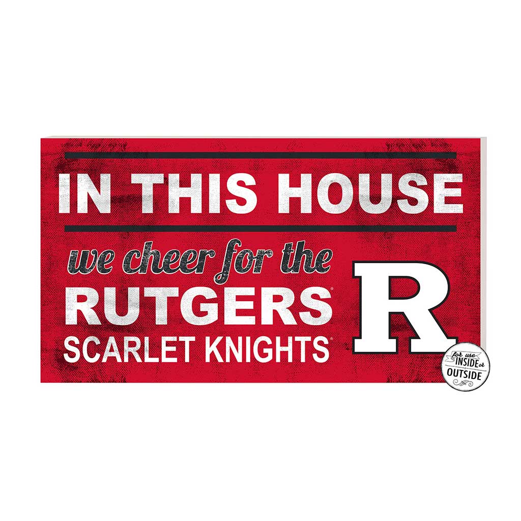 20x11 Indoor Outdoor Sign In This House Rutgers - Newark