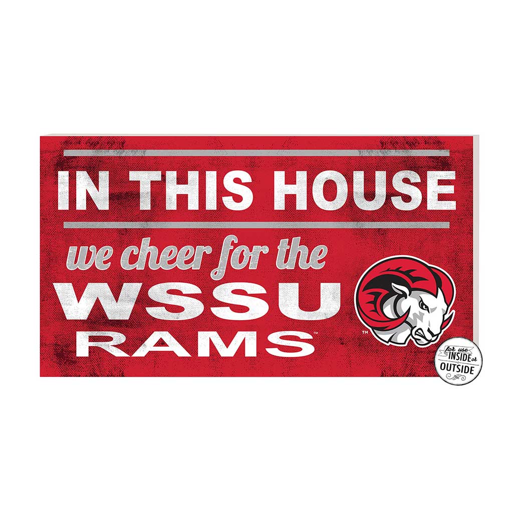 20x11 Indoor Outdoor Sign In This House Winston-Salem State Rams