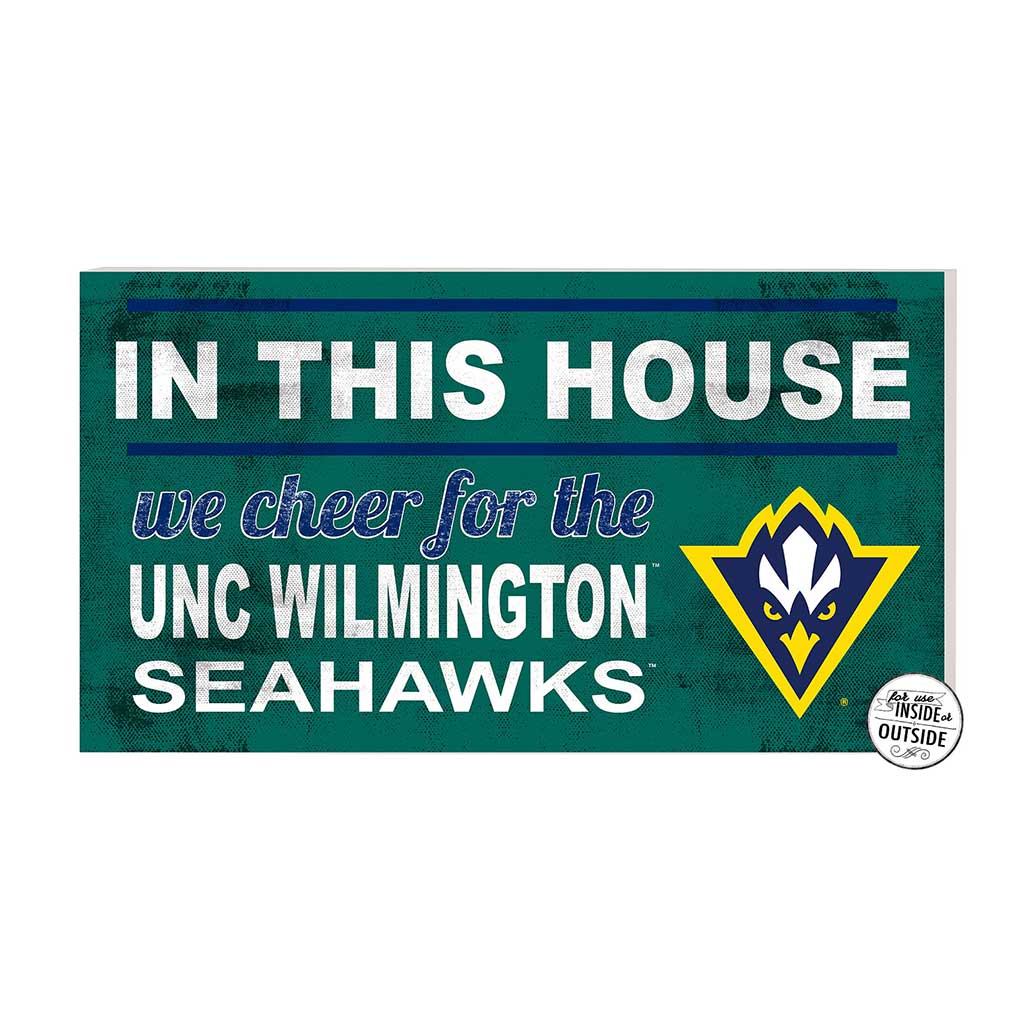 20x11 Indoor Outdoor Sign In This House North Carolina (Wilmington) Seahawks