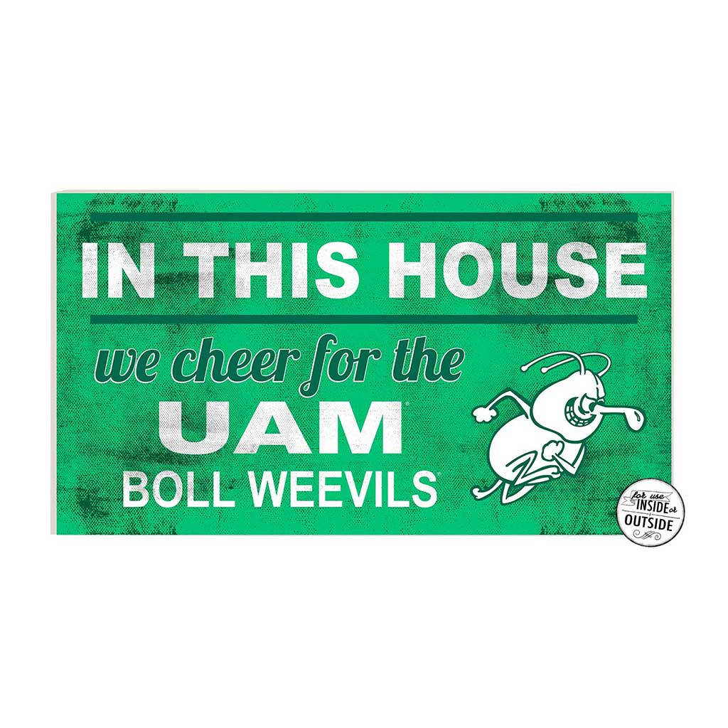 20x11 Indoor Outdoor Sign In This House Arkansas at Monticello BOLL WEVIELS/COTTON BLOSSOMS