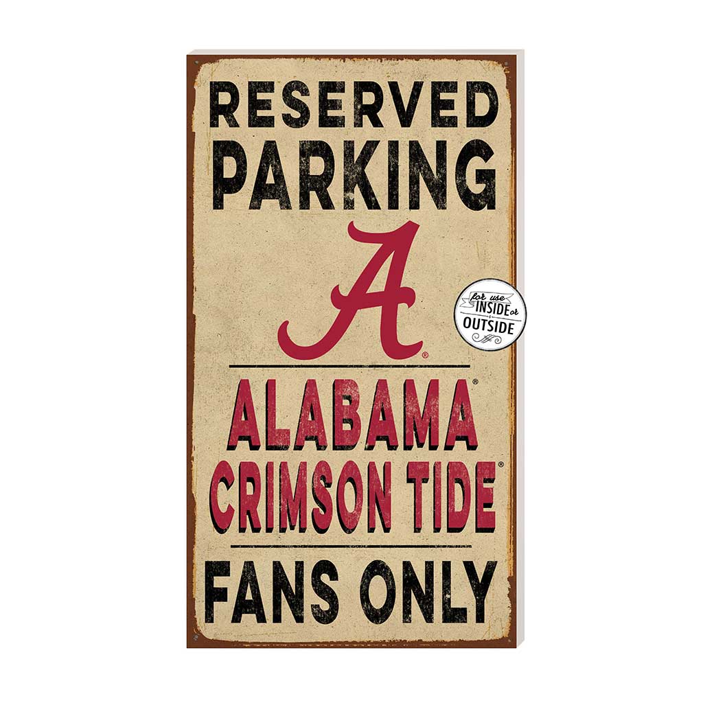 11x20 Indoor Outdoor Reserved Parking Sign Alabama Crimson Tide