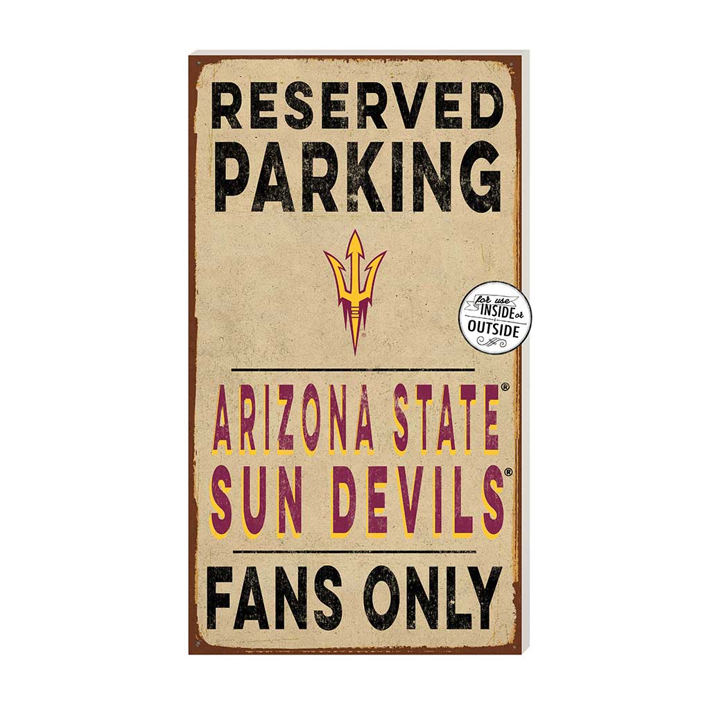 11x20 Indoor Outdoor Reserved Parking Sign Arizona State Sun Devils