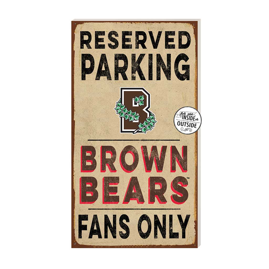 11x20 Indoor Outdoor Reserved Parking Sign Brown Bears