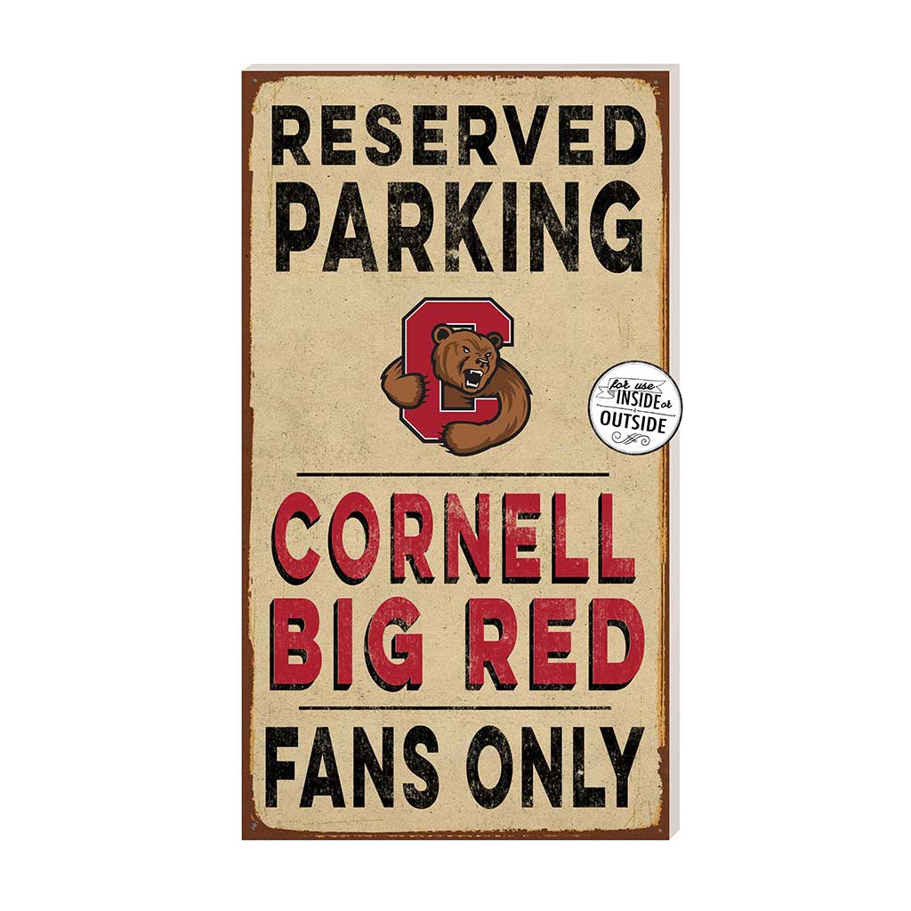 11x20 Indoor Outdoor Reserved Parking Sign Cornell Big Red