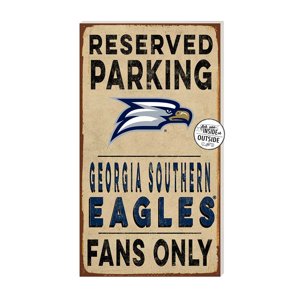 11x20 Indoor Outdoor Reserved Parking Sign Georgia Southern Eagles
