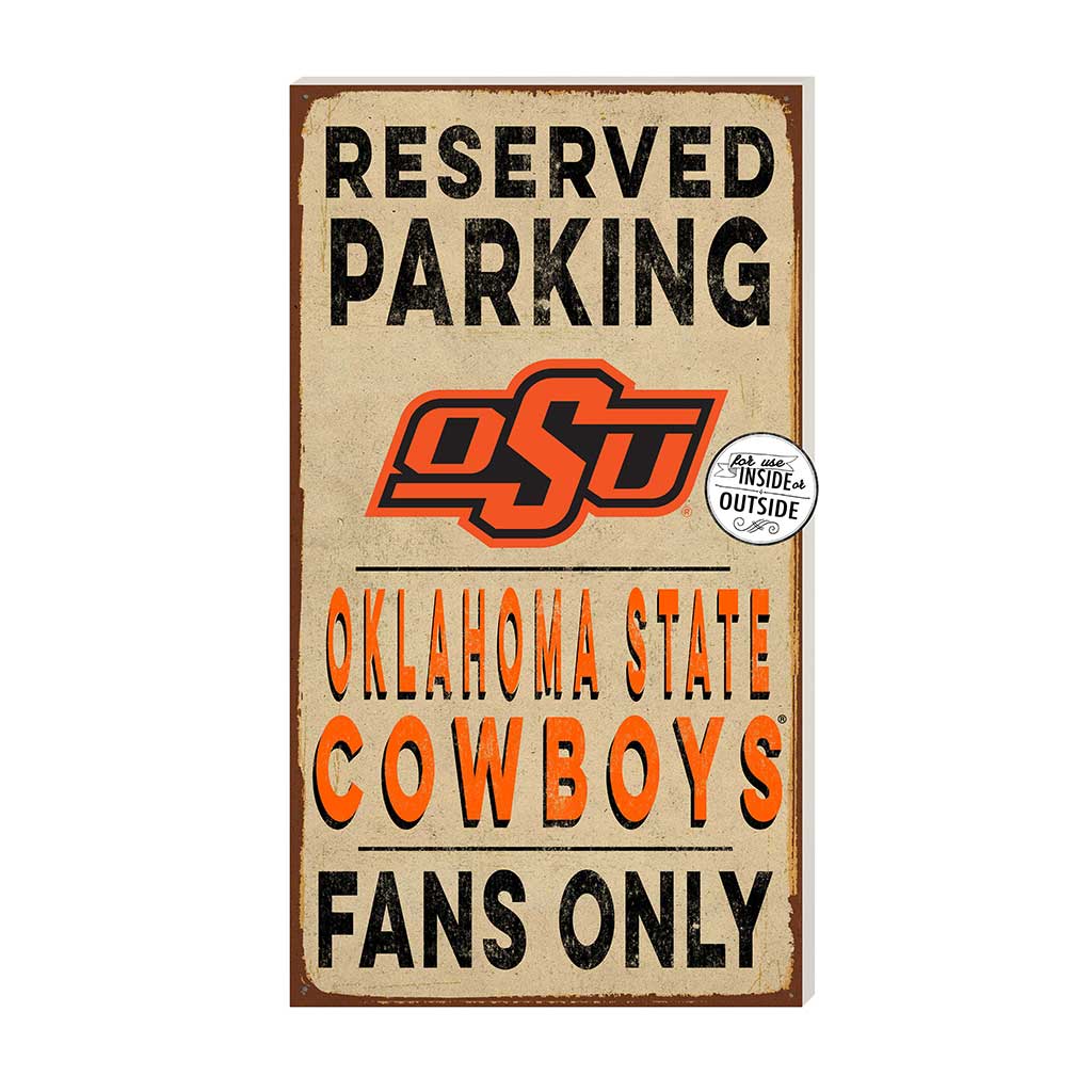 11x20 Indoor Outdoor Reserved Parking Sign Oklahoma State Cowboys