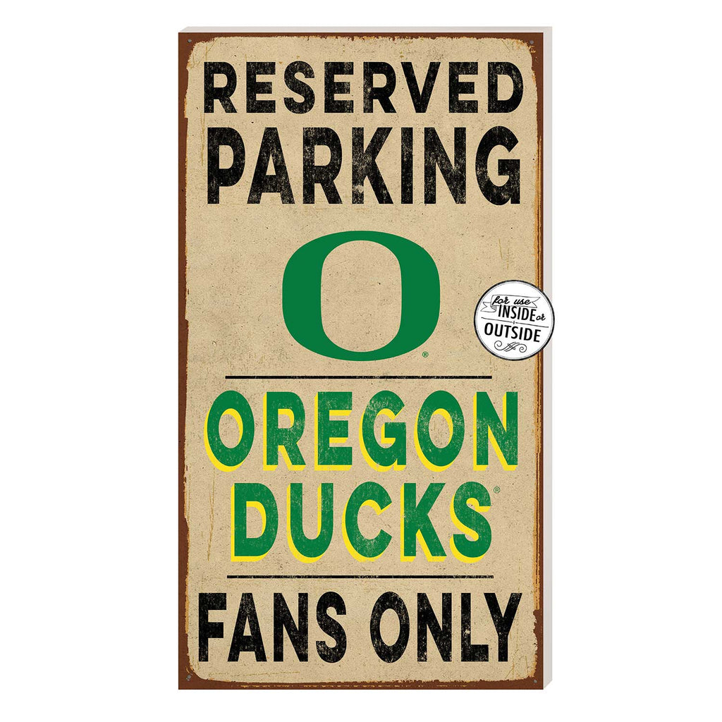 11x20 Indoor Outdoor Reserved Parking Sign Oregon Ducks