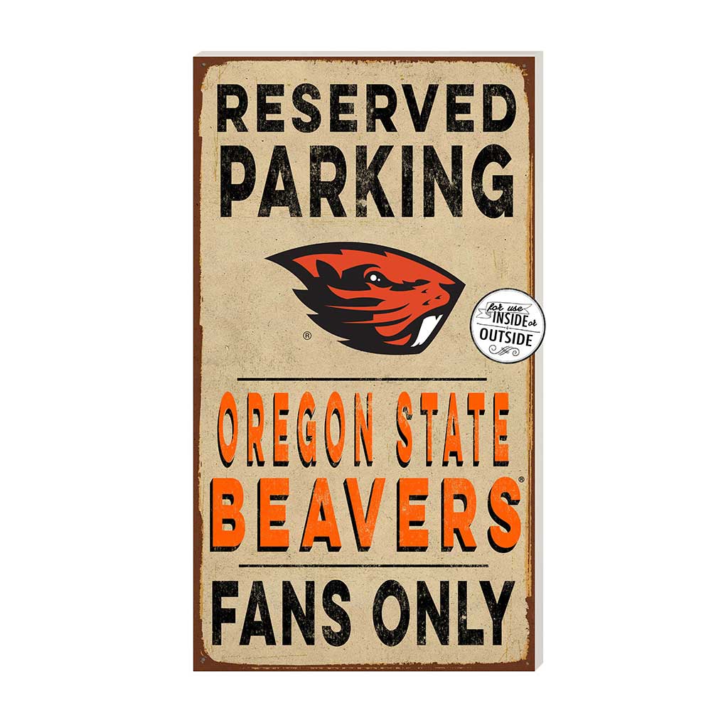 11x20 Indoor Outdoor Reserved Parking Sign Oregon State Beavers