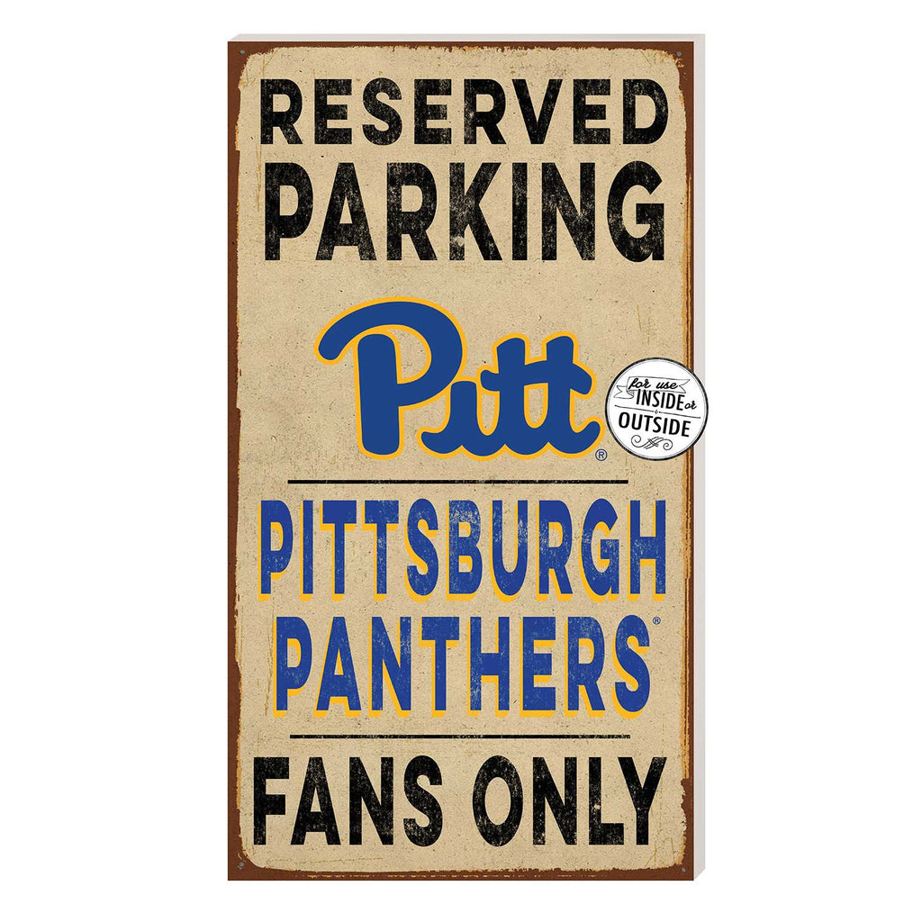 11x20 Indoor Outdoor Reserved Parking Sign Pittsburgh Panthers