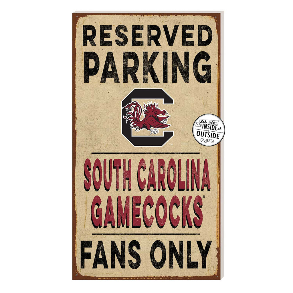 11x20 Indoor Outdoor Reserved Parking Sign South Carolina Gamecocks