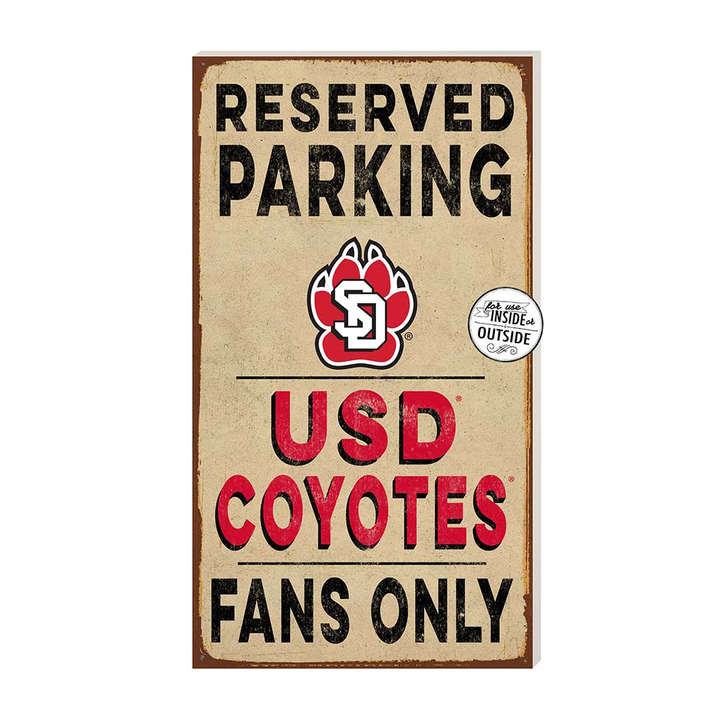 11x20 Indoor Outdoor Reserved Parking Sign South Dakota Coyotes