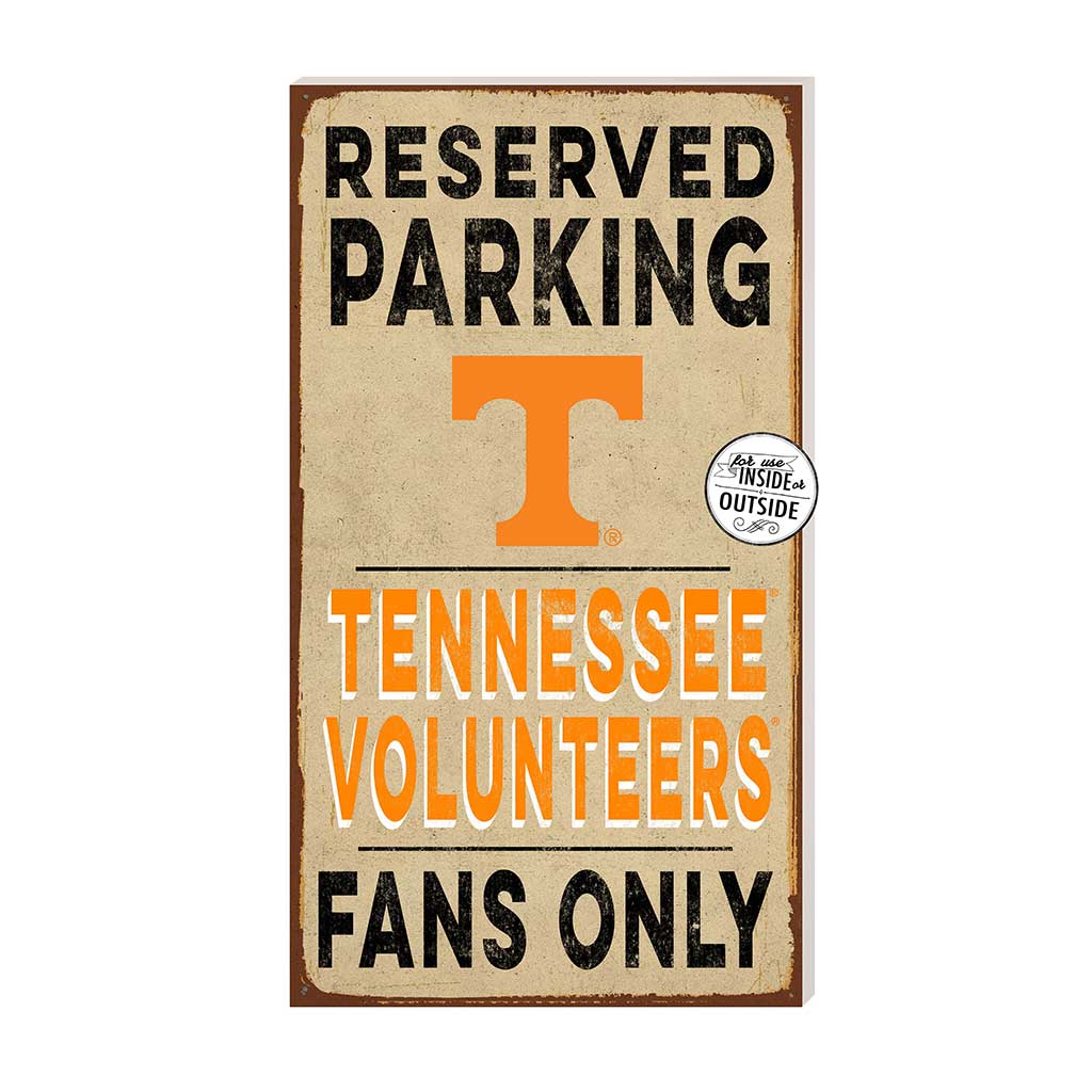 11x20 Indoor Outdoor Reserved Parking Sign Tennessee Volunteers