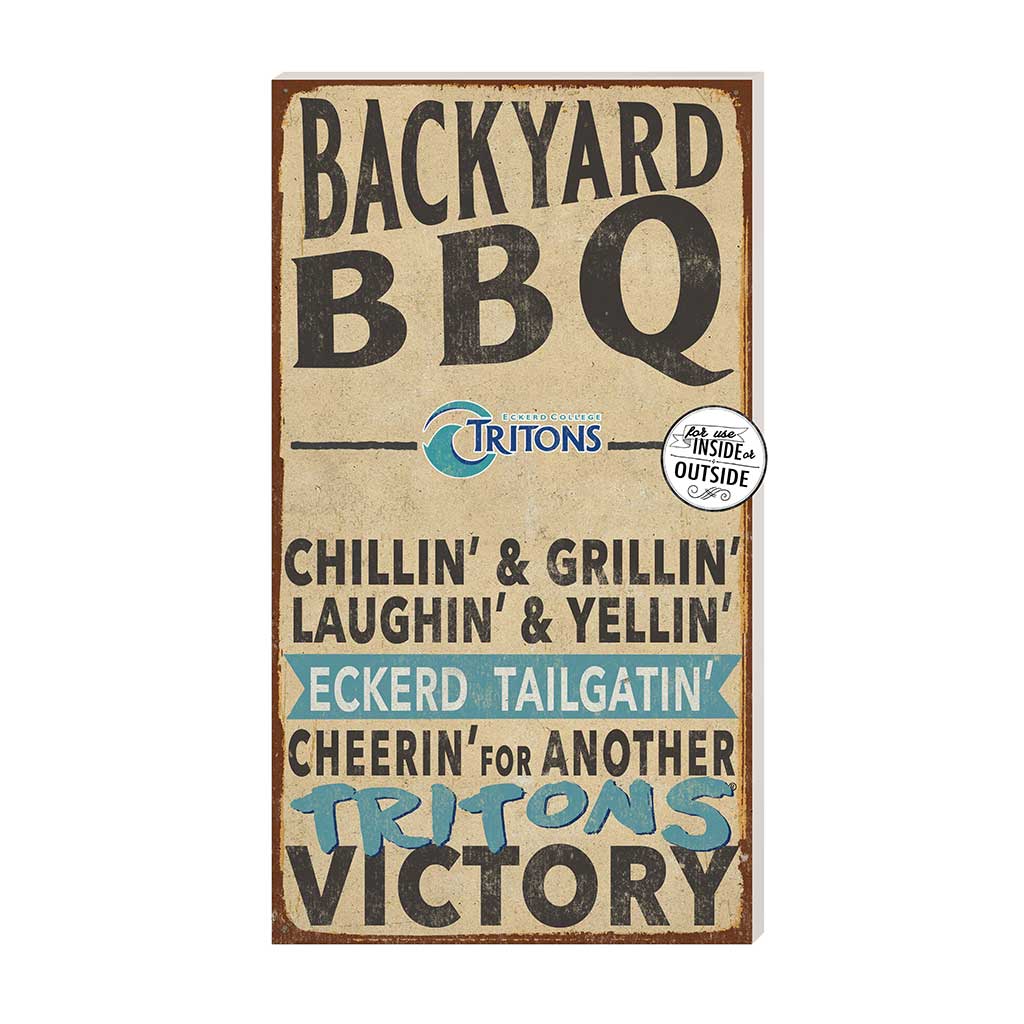 11x20 Indoor Outdoor BBQ Sign Eckerd College Tritons