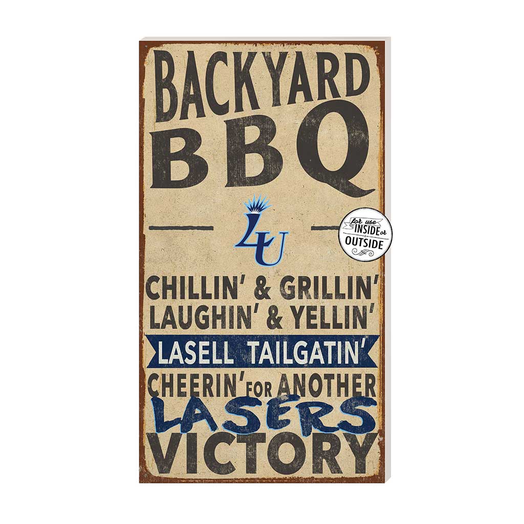 11x20 Indoor Outdoor BBQ Sign Lasell College Lasers