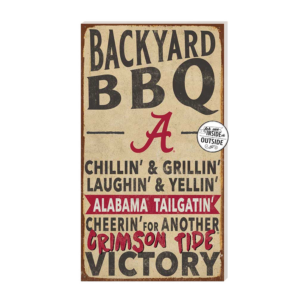 11x20 Indoor Outdoor BBQ Sign Alabama Crimson Tide