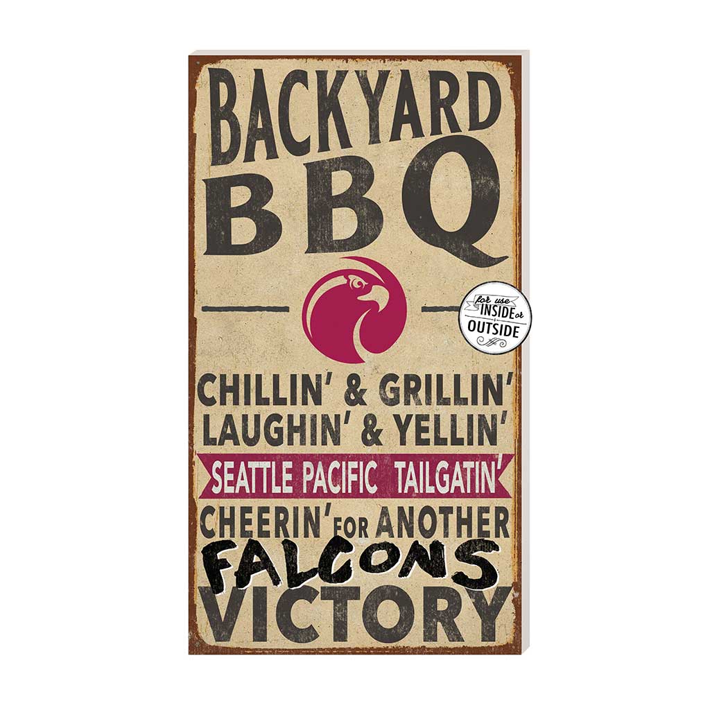 11x20 Indoor Outdoor BBQ Sign Seattle Pacific University Falcons