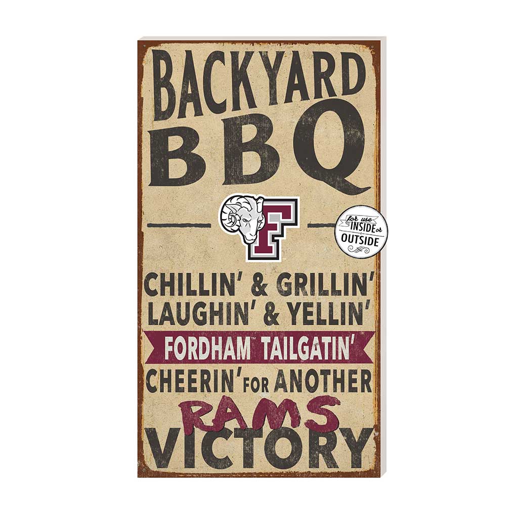 11x20 Indoor Outdoor BBQ Sign Fordham University - Rose Hill Campus