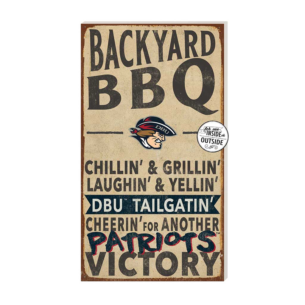 11x20 Indoor Outdoor BBQ Sign Dallas Baptist University Patriots